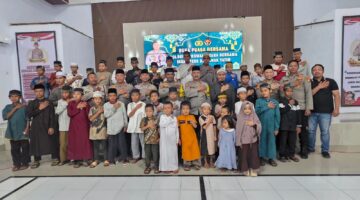 Polres Morowali Utara,Gelar Buka Puasa Bersama Insan Pers dan Santuni Anak Yatim