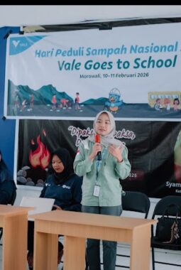 Dorong Literasi Bagi Generasi Muda, PT Vale Edukasi Siswa di Morowali Kelola Sampah Secara Bijak pada Peringatan HPSN