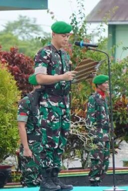 Upacara Bendera Mingguan, Dandim 1311/Morowali Tekankan Disiplin dan Semangat Pengabdian