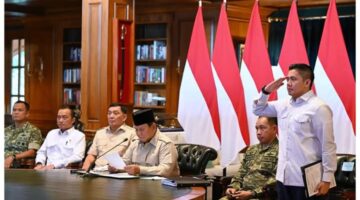Presiden Prabowo  Resmikan 218 Jembatan