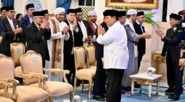 Presiden Prabowo  Hadiri Peringatan  Nuzulul  Qur’an di Istana  Negara 