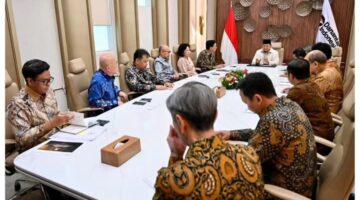 Presiden Prabowo Pimpin Rapat,  Bahas Perkembangan Ekonomi Global  