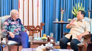 Presiden Prabowo Menerima Ray Dalio di Istana Merdeka 