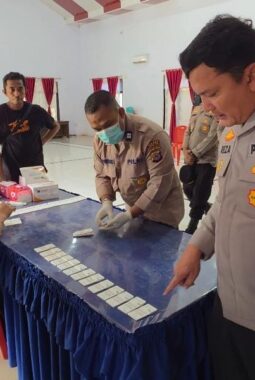 Polres Morowali Utara gelar Tes Urine, Komitmen Polri Bersih dari Narkoba