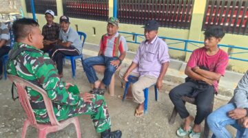 Jelang Hari Raya Idulfitri, Babinsa Koramil 1311-09 Komsos  Bersama Warga Binaan 