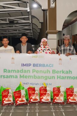 Tebar Berkah Ramadan, IMIP Salurkan 1.229 Paket Sembako