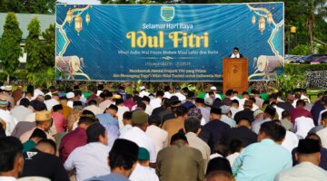 Semangat Kemenangan Menggema! Kodam XVIII/Kasuari Gelar Sholat Idul Fitri 1447 H dan Halal Bihalal Penuh Kebersamaan