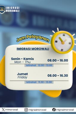 Libur Usai, Pelayanan Imigrasi Morowali Kembali Normal!