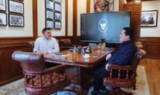 Seskab Menerima Kunjungan  Menteri Pemuda dan Olahraga  RI