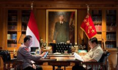 Presiden RI  Prabowo Subianto  Memanggil Kapolri di Hambalang 