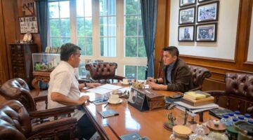 Seskab  Menerima  Kunjungan  Kerja Menteri Ketenagakerjaan, Bahas Progres Strategi Bidang Ketenagakerjaan 