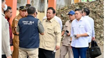 Presiden Prabowo Meninjau TPST  BLE di Banyumas 