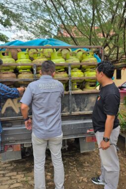 Tanpa Dokumen Resmi,Polres Morowali Utara Amankan 300 Tabung Gas LPG Subsidi  