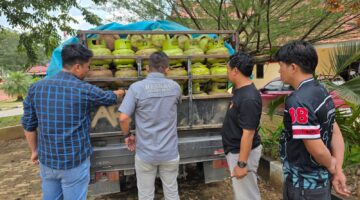 Tanpa Dokumen Resmi,Polres Morowali Utara Amankan 300 Tabung Gas LPG Subsidi  