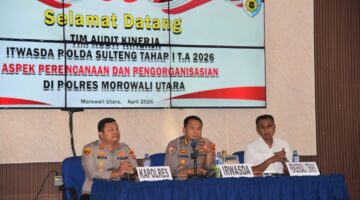 Irwasda Polda Sulteng, Audit Kinerja Tahap I T.A 2026 di Polres Morowali Utara