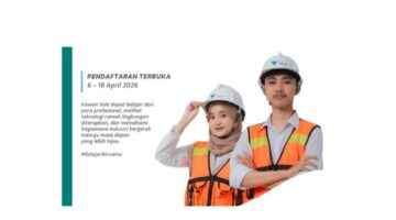 PT Vale Morowali Buka Lowongan Kerja Per April 2026