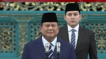 Presiden Prabowo  Lantik 6 Pejabat Baru Kabinet Merah Indonesia