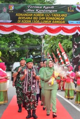 Langkah Danrem 132/Tadulako di Kodim 1308 Luwuk Banggai, Bawa Semangat Kebersamaan