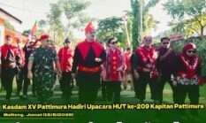 Kasdam XV Pattimura Hadiri Upacara HUT ke-209 Kapitan Pattimura