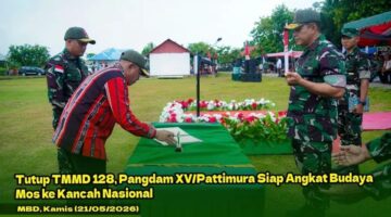 Tutup TMMD 128, Pangdam XV/Pattimura Siap Angkat Budaya Mos ke Kancah Nasional