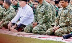 Wakil Panglima TNI  Dampingi Menhan, Sholat Idul Adha 