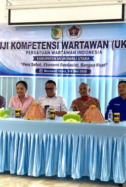 UKW di Morut, Tri Putra Tekankan Profesionalisme Wartawan