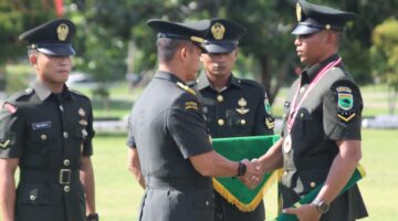 Danrindam XVIII/Kasuari Tutup Pendidikan Diktukba TNI AD Gel II TA 2026 : 153 Prajurit Resmi Sandang Pangkat Sersan Dua