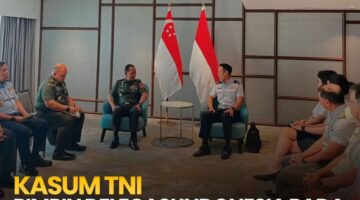 Kasum TNI Pimpin Delegasi Indonesia Pada Sidang Ke-22 TNI-SAF Annual Staff Meeting (TSASM) 2026 di Singapura