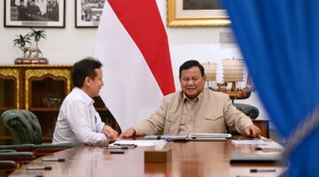 Presiden Prabowo  Menerima  Menteri Kesehatan, Laporkan Hasil PHTC 