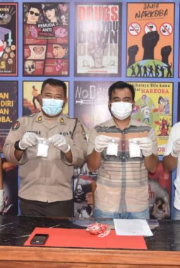 Polres Morowali Utara, Tangkap Pelaku dan sita Shabu seberat 228,62 gram 
