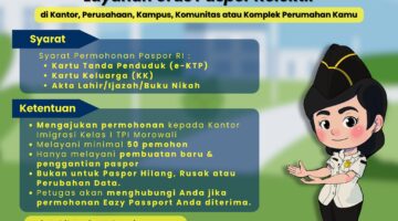 Imigrasi Morowali Perkenalkan Layanan Eazy Passport, Permudah Pengurusan Paspor Secara Kolektif