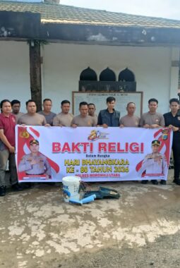 Sambut Hari Bhayangkara ke-80, Polres Morowali Utara gelar Bakti Religi