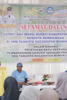Bupati Iksan Dorong Peningkatan Kualitas Pendidikan melalui Sekolah Percontohan SDN Tangofa