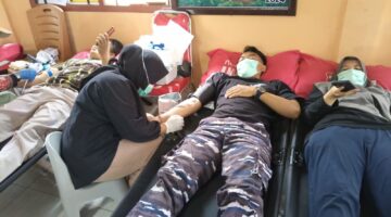 RSUD Kekurangan Darah,Personel Pos TNI AL Morowali Bantu Donor Darah
