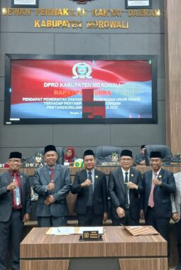 DPRD Morowali Gelar Rapat Paripurna 