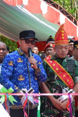 Danrem 132/Tadulako Resmikan Jembatan Perintis Garuda, Buka Akses dan Harapan Baru Masyarakat Morowali Utara