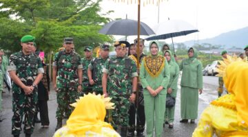 Danrem 132/Tadulako Kunker ke Kodim 1311/Morowali, Perkuat Soliditas dan Semangat Pengabdian Prajurit