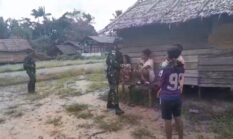 Satgas Yonif 123/Rajawali Perkuat Kemanunggalan TNI-Rakyat