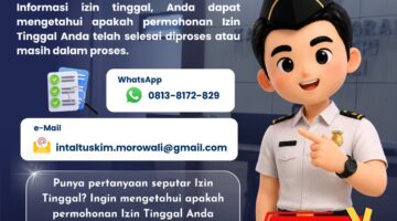 Layanan Info Izin Tinggal, Kantor Imigrasi  Morowali  Hadirkan Akses Informasi  yang Lebih Mudah Bagi WNA dan Penjamin