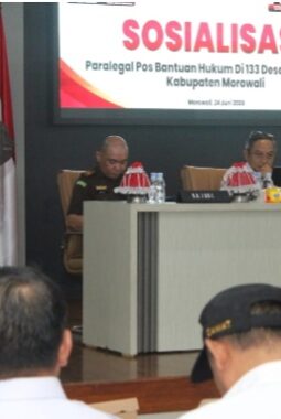 Pemkab Morowali Gelar Sosialisasi Posbankum di 133 Desa/Kelurahan, Perkuat Akses Bantuan Hukum bagi Masyarakat