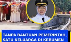 Tanpa Bantuan Pemerintah, Satu Keluarga Di Kebumen Bangun Jalan 2,5 Km Tapi Diresmikan Bupati 
