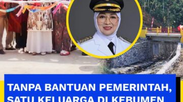 Tanpa Bantuan Pemerintah, Satu Keluarga Di Kebumen Bangun Jalan 2,5 Km Tapi Diresmikan Bupati 