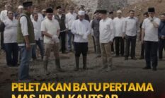 Peletakan Batu Pertama Masjid Al Kautsar, Panglima TNI Dorong Penguatan Nilai Keagamaan dan Kebersamaan Masyarakat