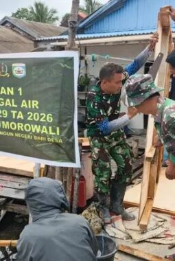 Bersama  Rakyat -TNI, Kunci Keberhasilan  Membangun Manunggal Air