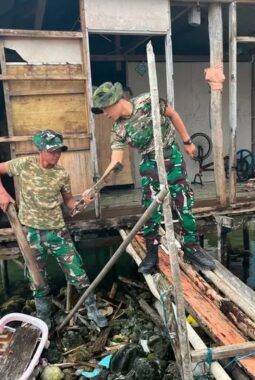 Satgas TMMD Ke-129 Renovasi RTLH Warga Polewali 