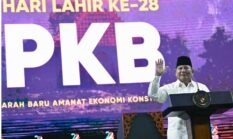 Presiden Prabowo  Hadiri  Hari Lahir ke-28 PKB 