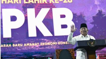 Presiden Prabowo  Hadiri  Hari Lahir ke-28 PKB 