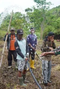 Manunggal Air Bersih Jadi Prioritas Utama TMMD Ke-129 Kodim 1311/Morowali