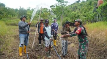 Manunggal Air Bersih Jadi Prioritas Utama TMMD Ke-129 Kodim 1311/Morowali