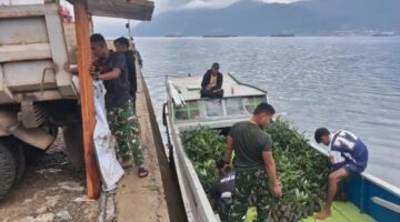 Perduli Lingkungan,Satgas TMMD Ke-129 Kodim 1311/Morowali Siap Tanam Pohon